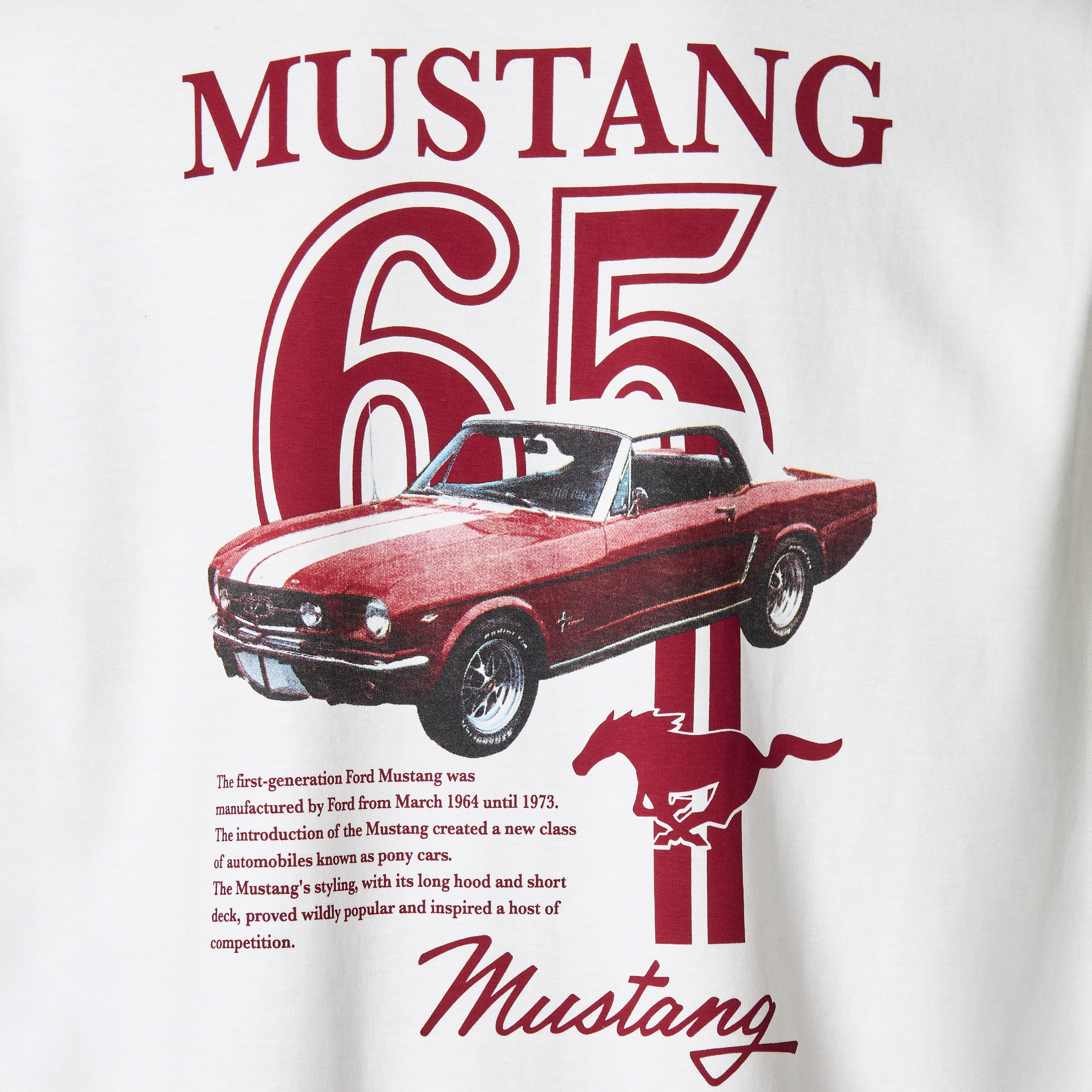 Men Regular Fit Crew Neck Short Sleeves Mustang Print T-shirt-PROMO_SP_QA_RGCC_BUY2FOR109_040325-image-2