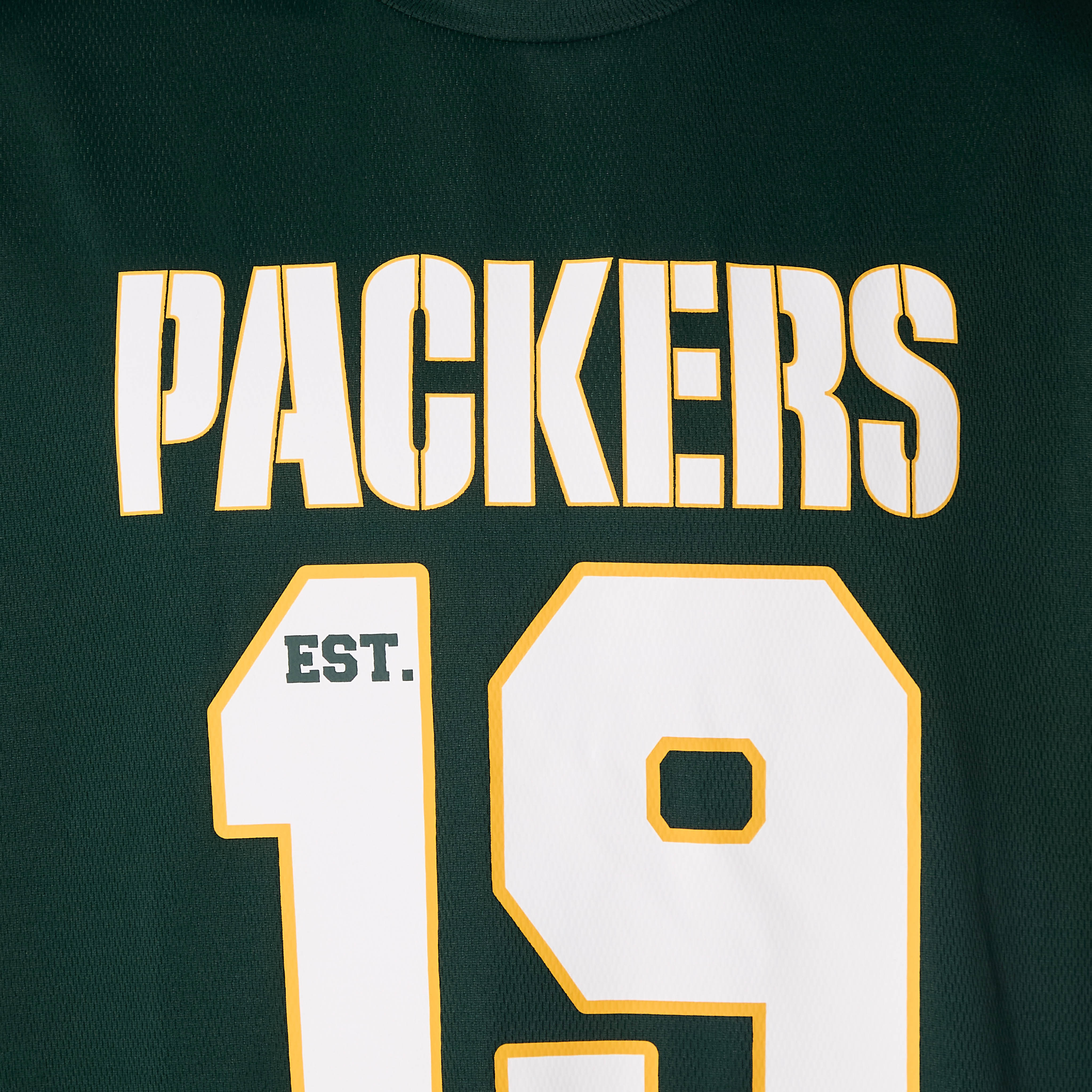 Men Relaxed Fit Round Neck Short Sleeves Green Bay Packers Print T-shirt-men-clothing-coordsets-image-2