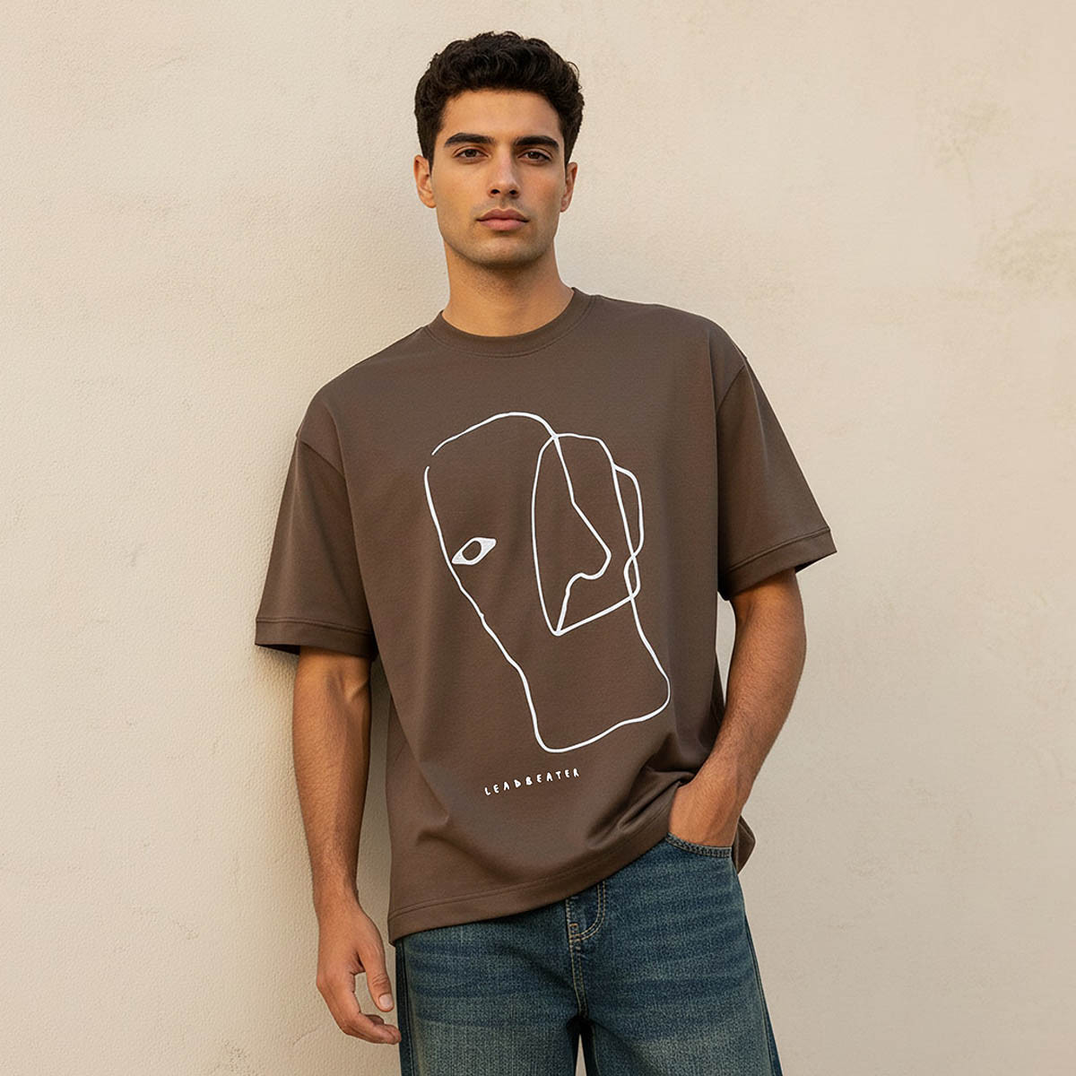 Regular Fit Crew Neck Short Sleeves Embroidered T-shirt-men-clothing-tshirtsandpolos-tshirts-image-1