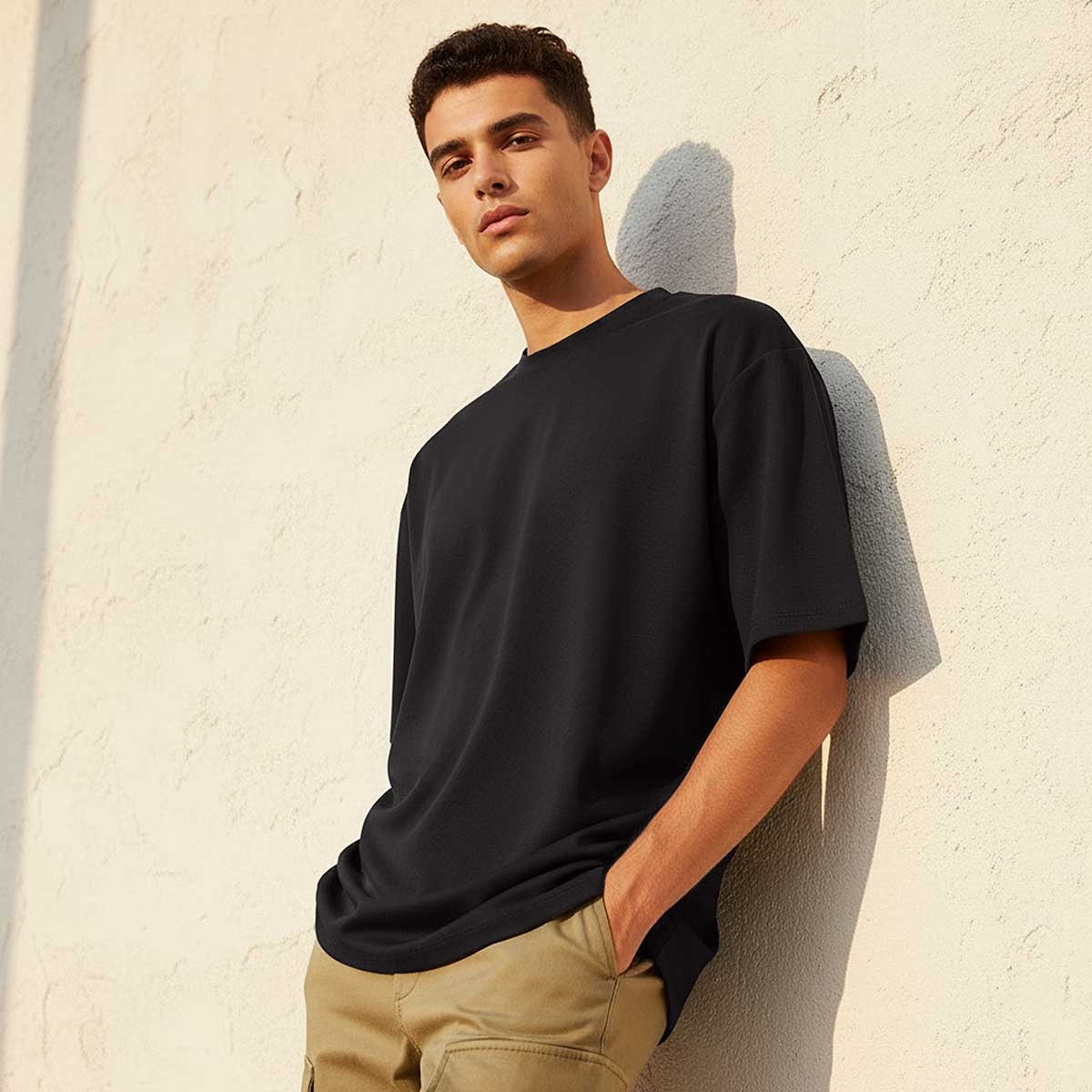 تيشيرت بياقة دائرية وأكمام قصيرة بقصة عادية من باريس سان جيرمان-men-clothing-tshirtsandpolos-tshirts-image-1