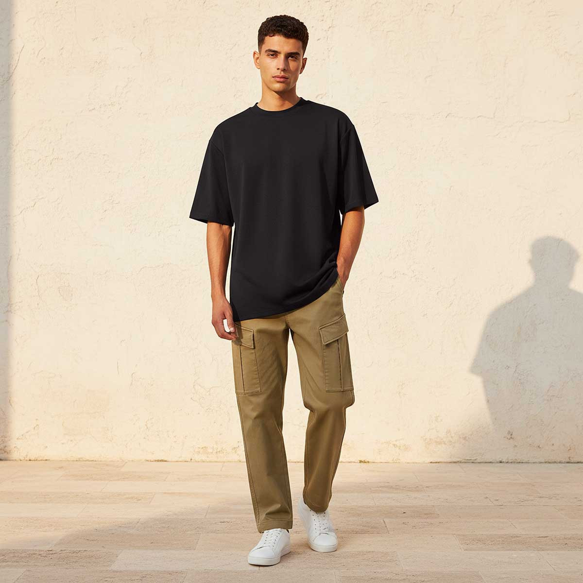 تيشيرت بياقة دائرية وأكمام قصيرة بقصة عادية من باريس سان جيرمان-men-clothing-tshirtsandpolos-tshirts-image-3