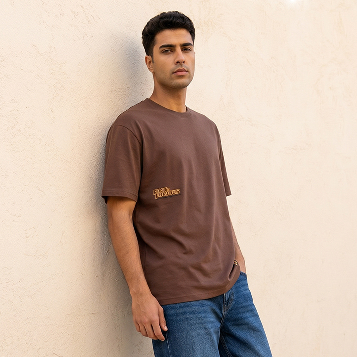 Fast and Furious Regular Fit Crew Neck Short Sleeves Printed T-shirt-men-clothing-tshirtsandpolos-tshirts-image-1