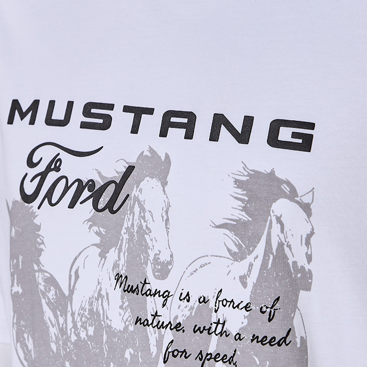 Ford Mustang Men Regular Fit Crew Neck Short Sleeve T-shirt-men-clothing-tshirtsandpolos-tshirts-image-2