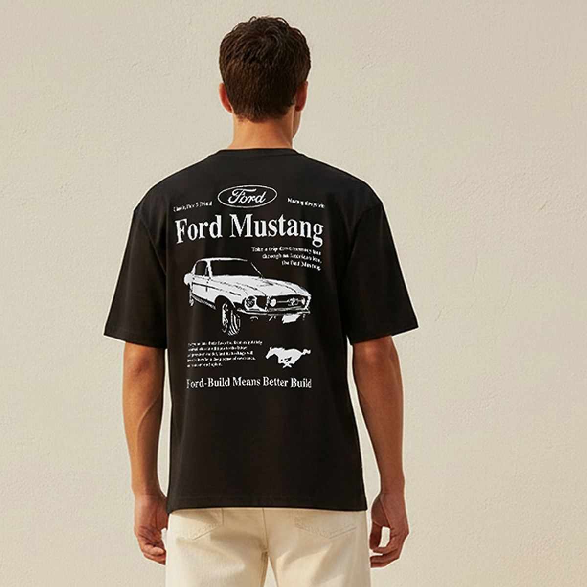 Ford Mustang Men Regular Fit Crew Neck Short Sleeve T-shirt-men-clothing-tshirtsandpolos-tshirts-image-4