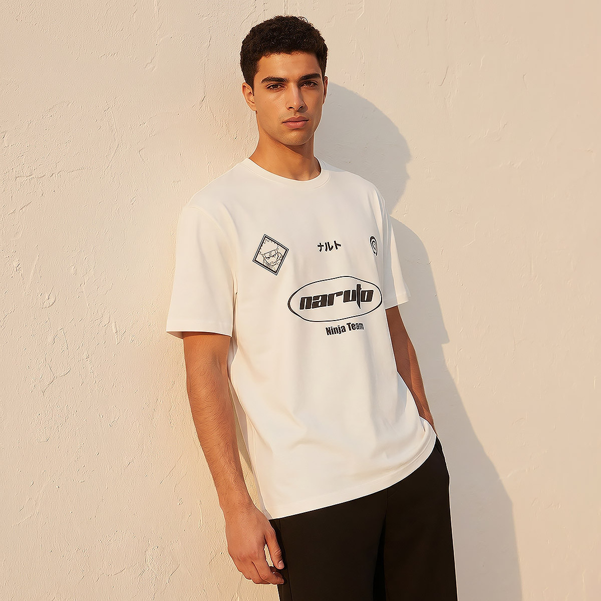 Naruto Men Regular Fit Crew Neck Short Sleeves T-shirt-men-clothing-tshirtsandpolos-tshirts-image-1
