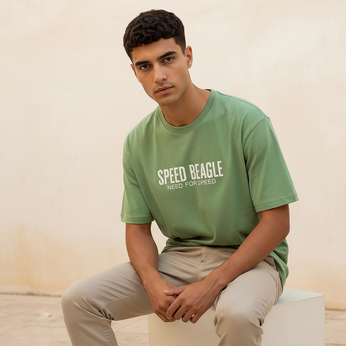Peanuts Regular Fit Crew Neck Short Sleeves Printed T-shirt-men-clothing-tshirtsandpolos-tshirts-image-5
