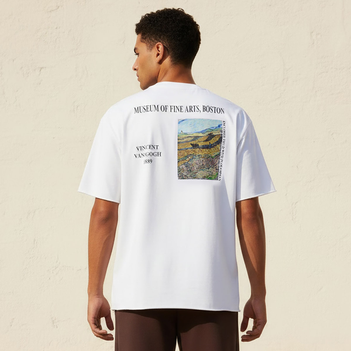 Vincent Van Gogh Men Regular Fit Crew Neck Short Sleeve T-shirt-men-clothing-tshirtsandpolos-tshirts-image-4