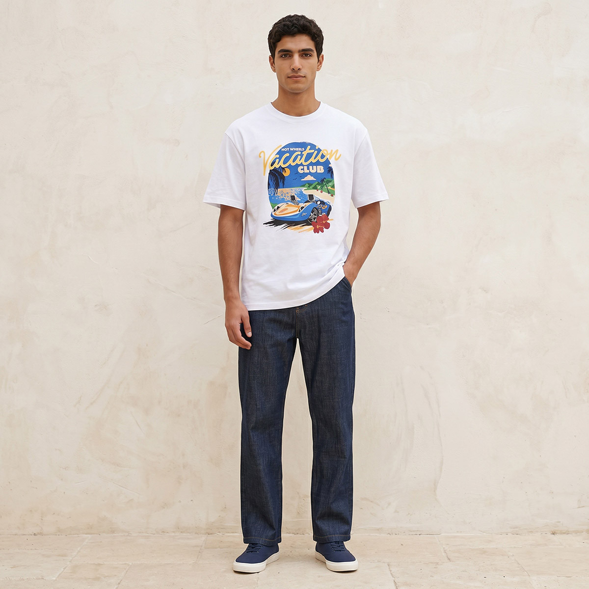 Hot Wheels Regular Fit Crew Neck Short Sleeves T-shirt-men-clothing-tshirtsandpolos-tshirts-image-3