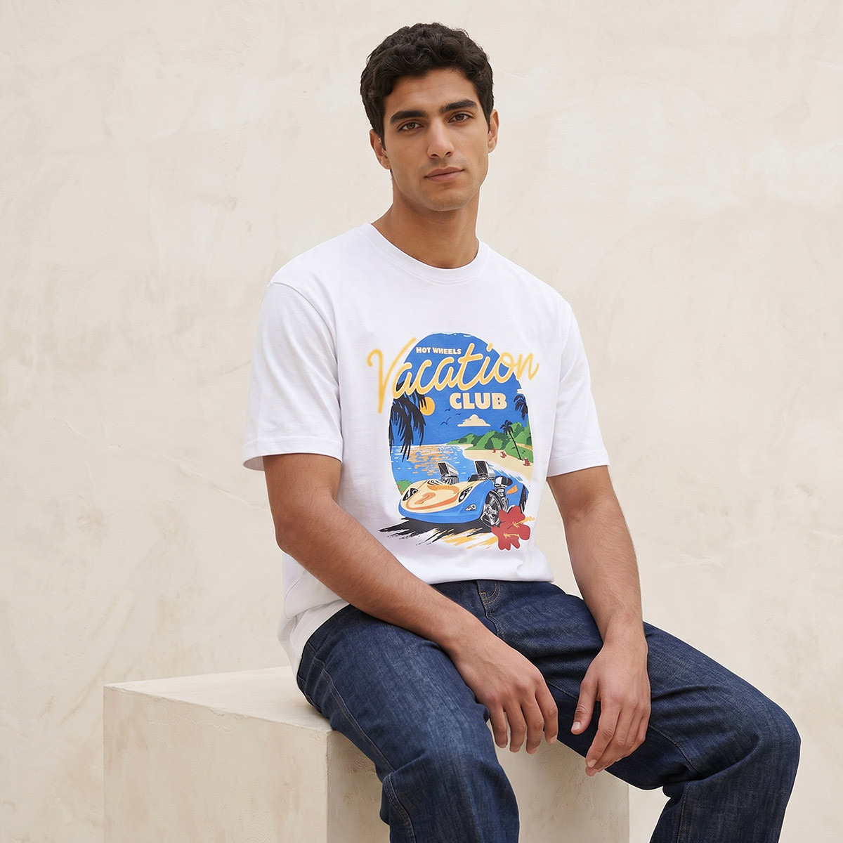 Hot Wheels Regular Fit Crew Neck Short Sleeves T-shirt-men-clothing-tshirtsandpolos-tshirts-image-1