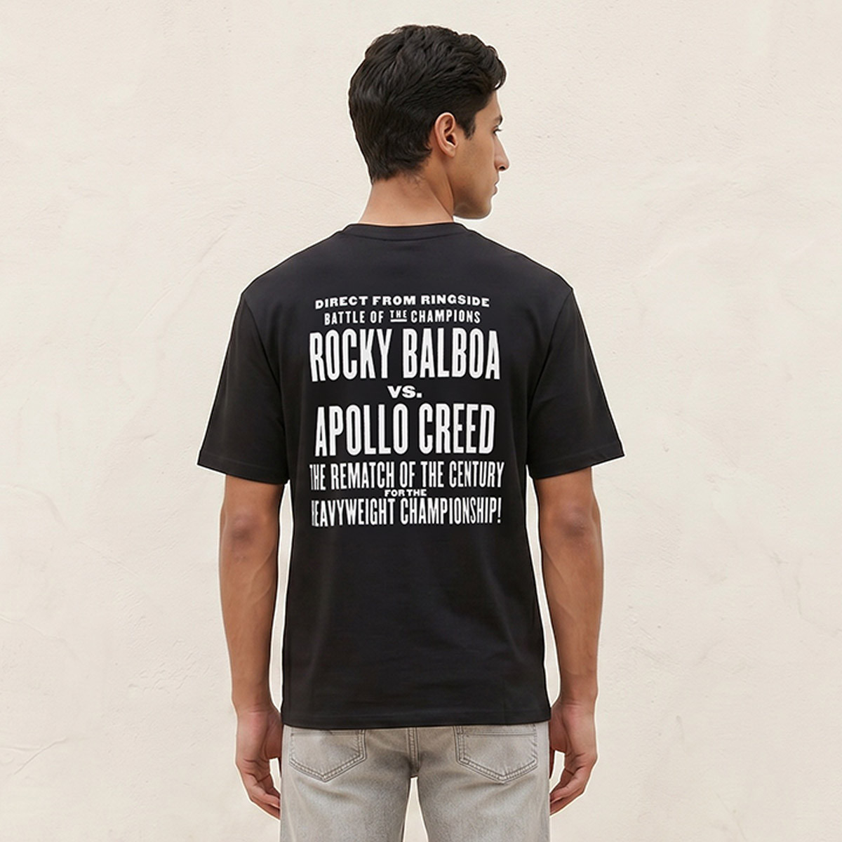 تيشيرت بياقة ضيقة وقصة عادية وأكمام قصيرة من روكي بالبوا-men-clothing-tshirtsandpolos-tshirts-image-4