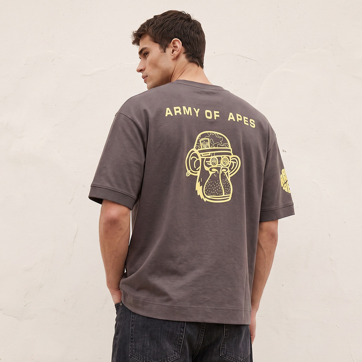Army of Apes Crew Neck Short Sleeves T-shirt-men-clothing-tshirtsandpolos-tshirts-image-1