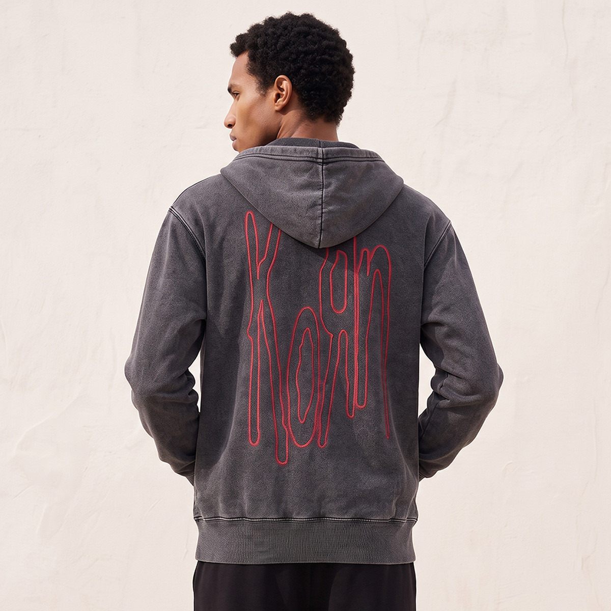 Korn Brushed Fleece Hoodie-men-clothing-hoodiesandsweatshirts-image-3