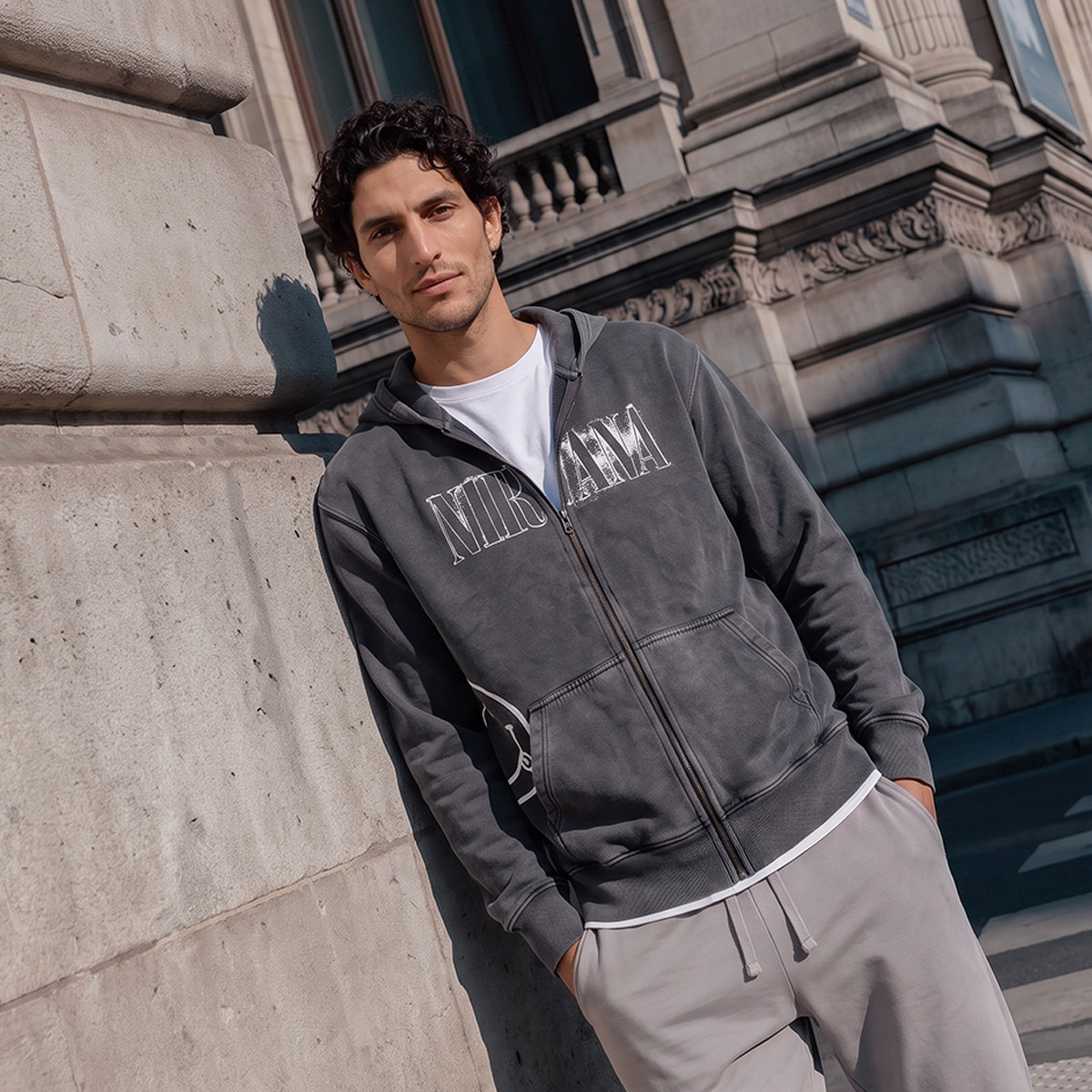 Nirvana Brushed Fleece Hoodie-men-clothing-hoodiesandsweatshirts-image-1