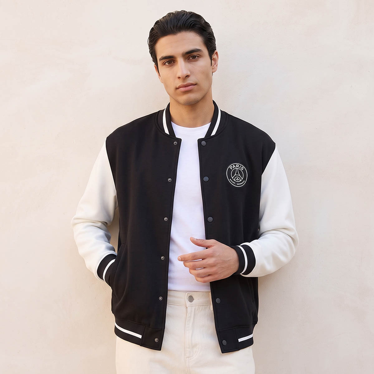 جاكيت منفوخ بازرار إغلاق وطبعات-men-clothing-jacketsandblazers-jackets-image-2