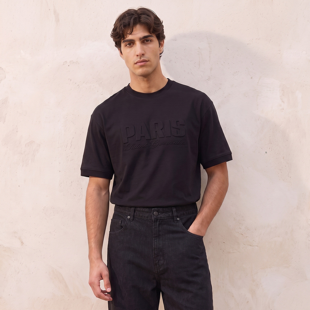 Paris Saint Germain Regular Fit Crew Neck T-shirt-men-clothing-tshirtsandpolos-tshirts-image-1