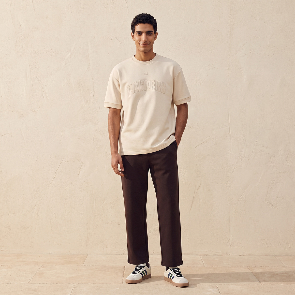 تيشيرت قطن بياقة ضيقة وقصة عادية من جرين باي باكرز-men-clothing-tshirtsandpolos-tshirts-image-5