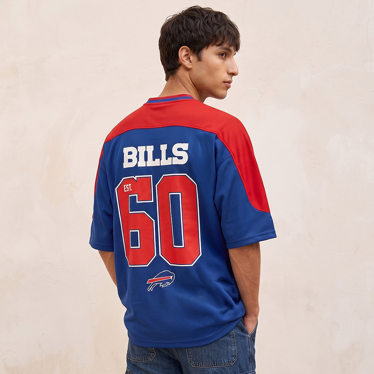 Buffalo Bills Regular Fit V-neck T-shirt-men-clothing-tshirtsandpolos-tshirts-image-3