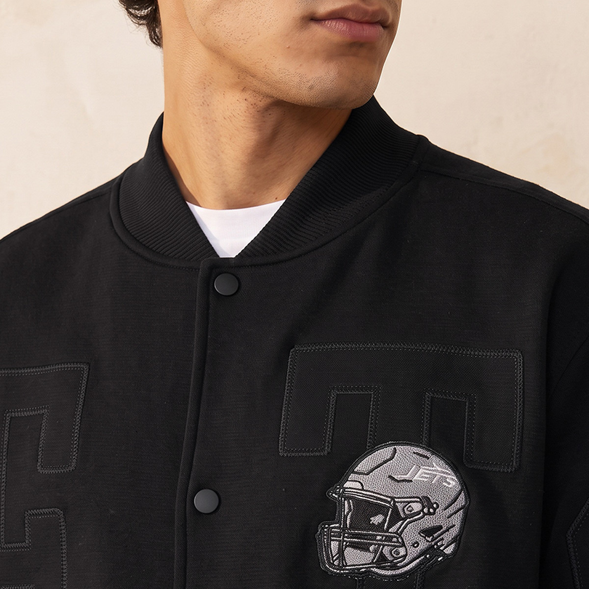 The New York Jets Varsity Jacket with Mandarin Collar-men-clothing-jacketsandblazers-jackets-image-4