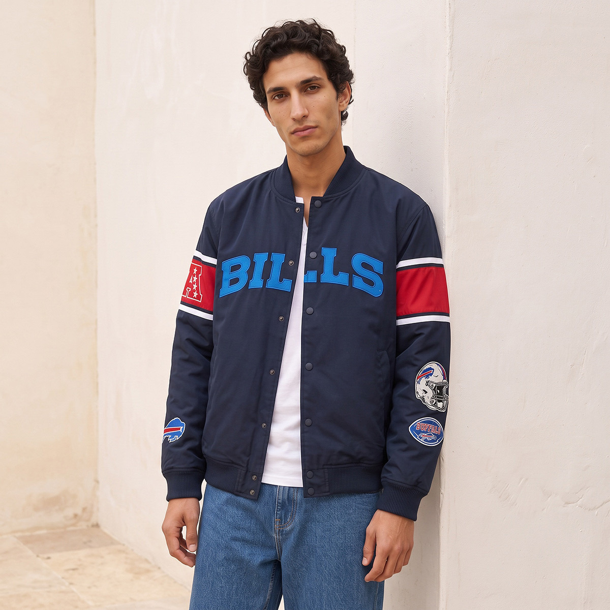 The Buffalo Bills Varsity Jacket with Button Closure-men-clothing-jacketsandblazers-jackets-image-3
