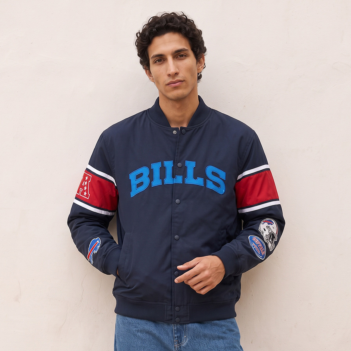 The Buffalo Bills Varsity Jacket with Button Closure-men-clothing-jacketsandblazers-jackets-image-5