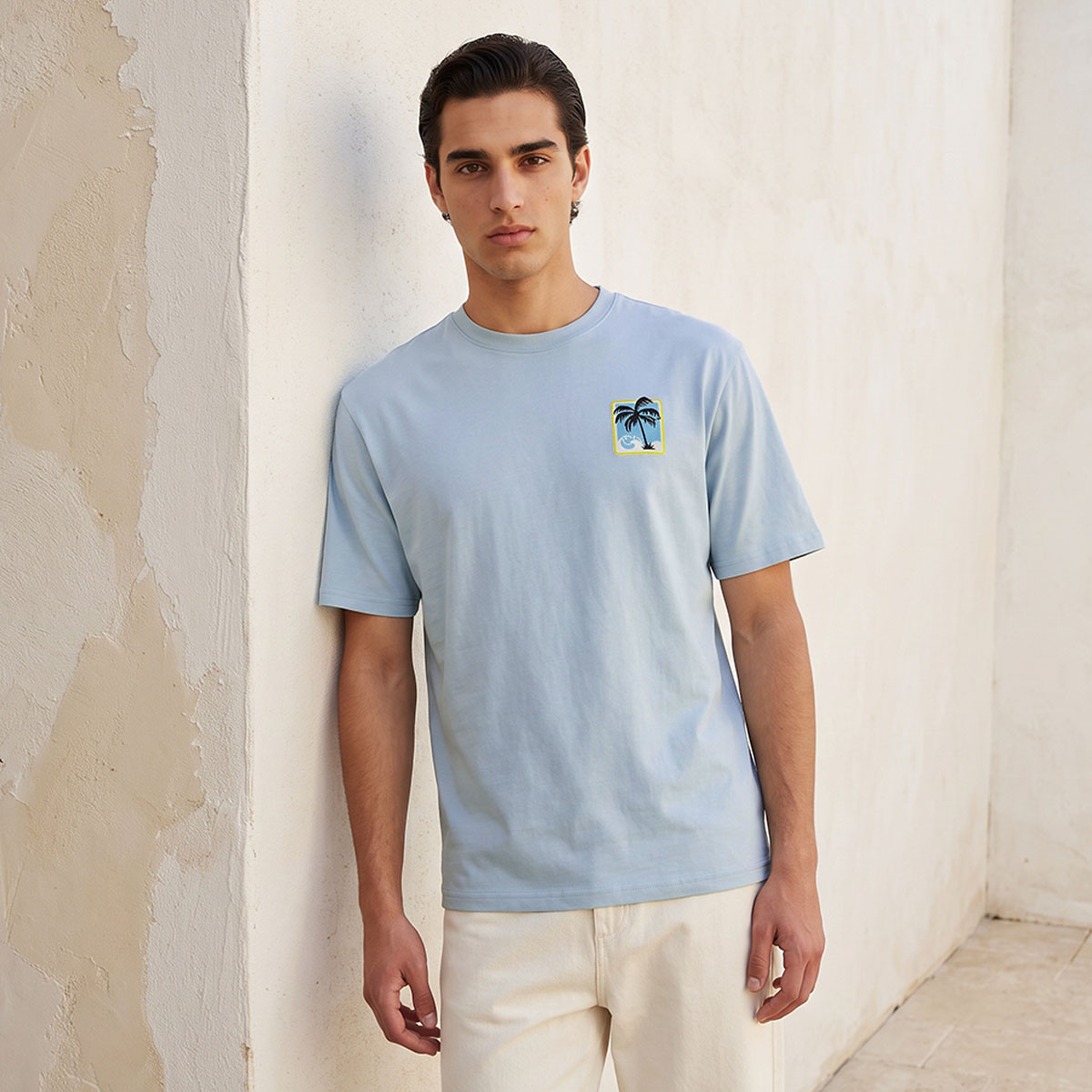 Regular Fit Crew Neck Short Sleeves with Graphic T-shirt-men-clothing-tshirtsandpolos-tshirts-image-3