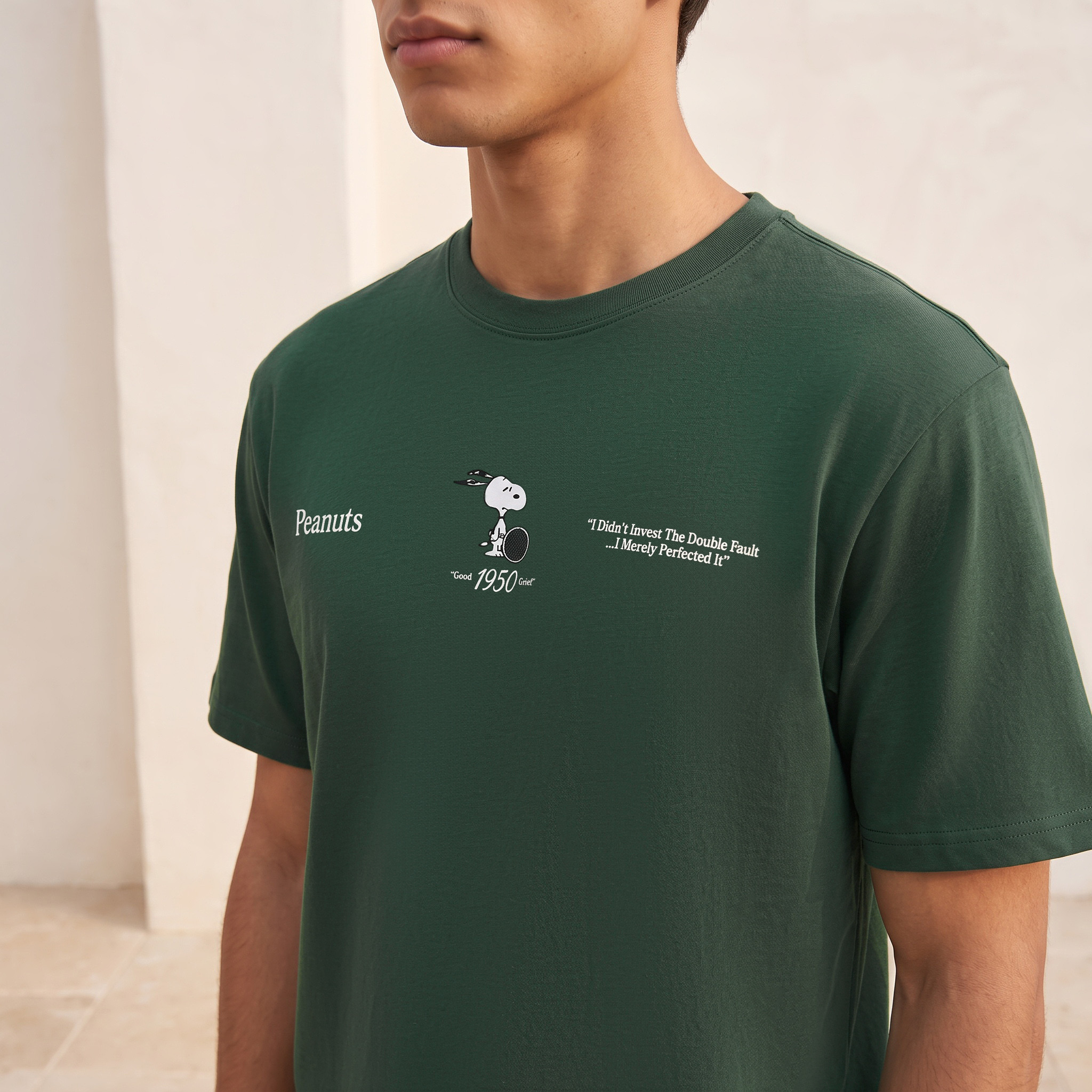 Peanuts Crew Neck T-shirt-men-clothing-tshirtsandpolos-tshirts-image-4