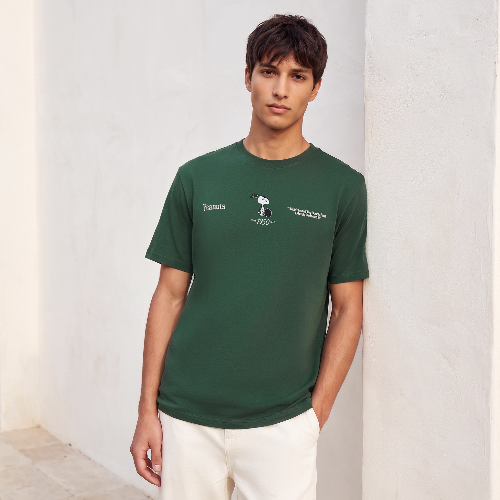 Peanuts Crew Neck T-shirt-men-clothing-tshirtsandpolos-tshirts-image-5