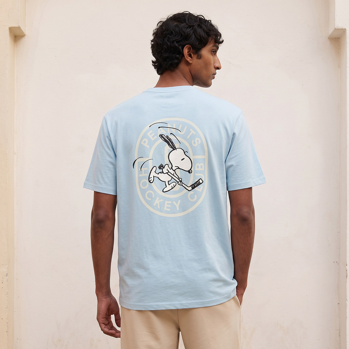 Snoopy Regular Fit Cotton Crew Neck T-shirt-men-clothing-tshirtsandpolos-tshirts-image-1