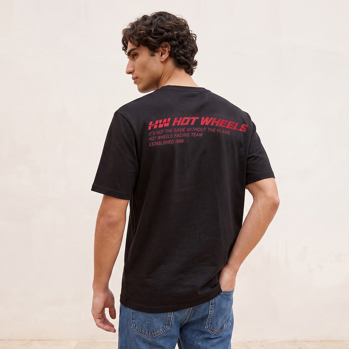 Hot Wheels Regular Fit Cotton Crew Neck T-shirt-men-clothing-tshirtsandpolos-tshirts-image-1