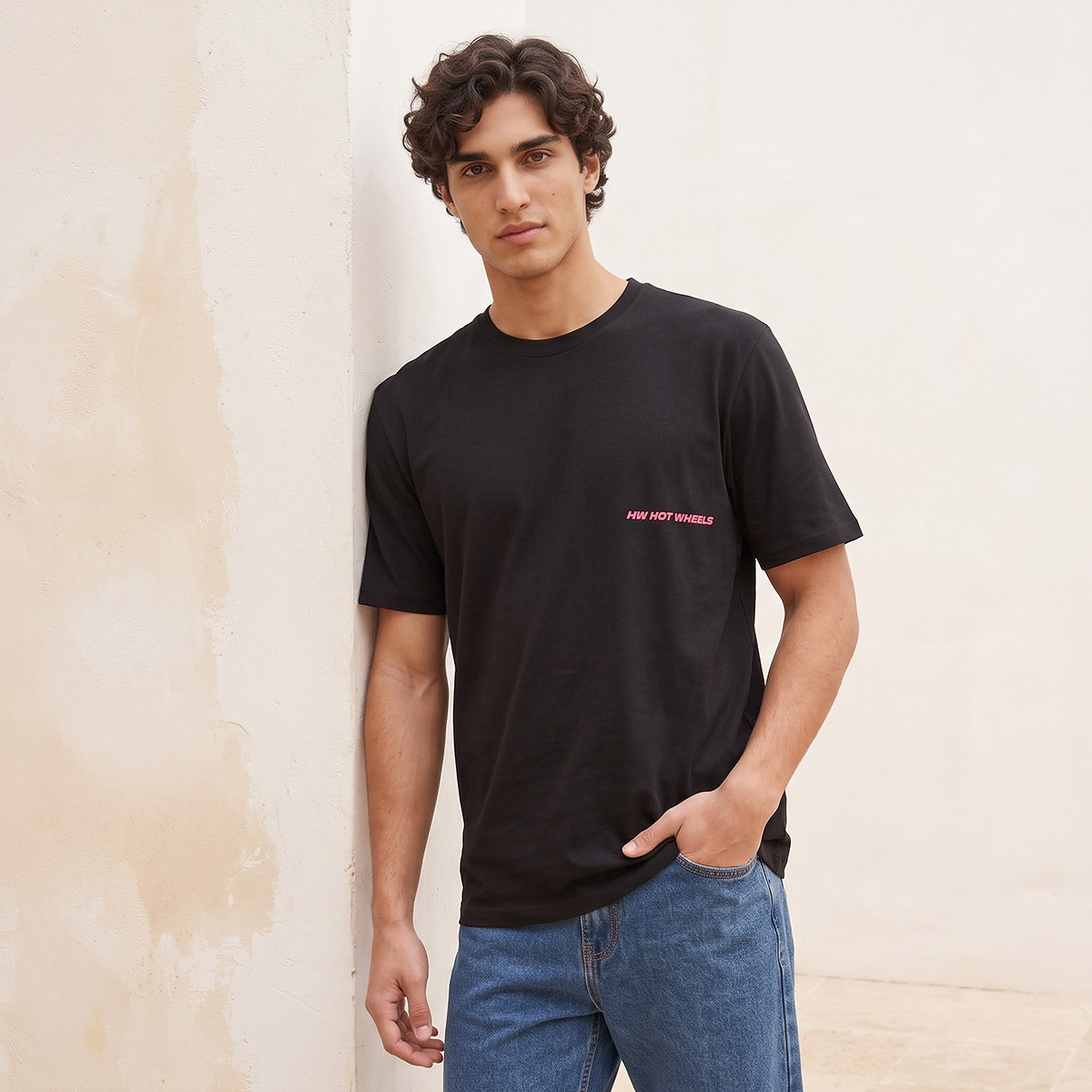 Hot Wheels Regular Fit Cotton Crew Neck T-shirt-men-clothing-tshirtsandpolos-tshirts-image-3