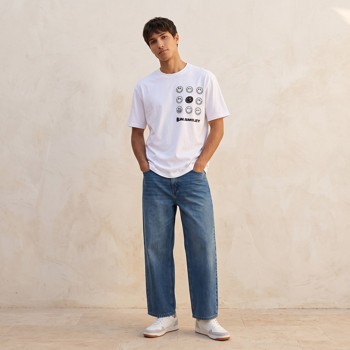 SmileyWorld Crew Neck T-shirt-men-clothing-tshirtsandpolos-tshirts-image-2