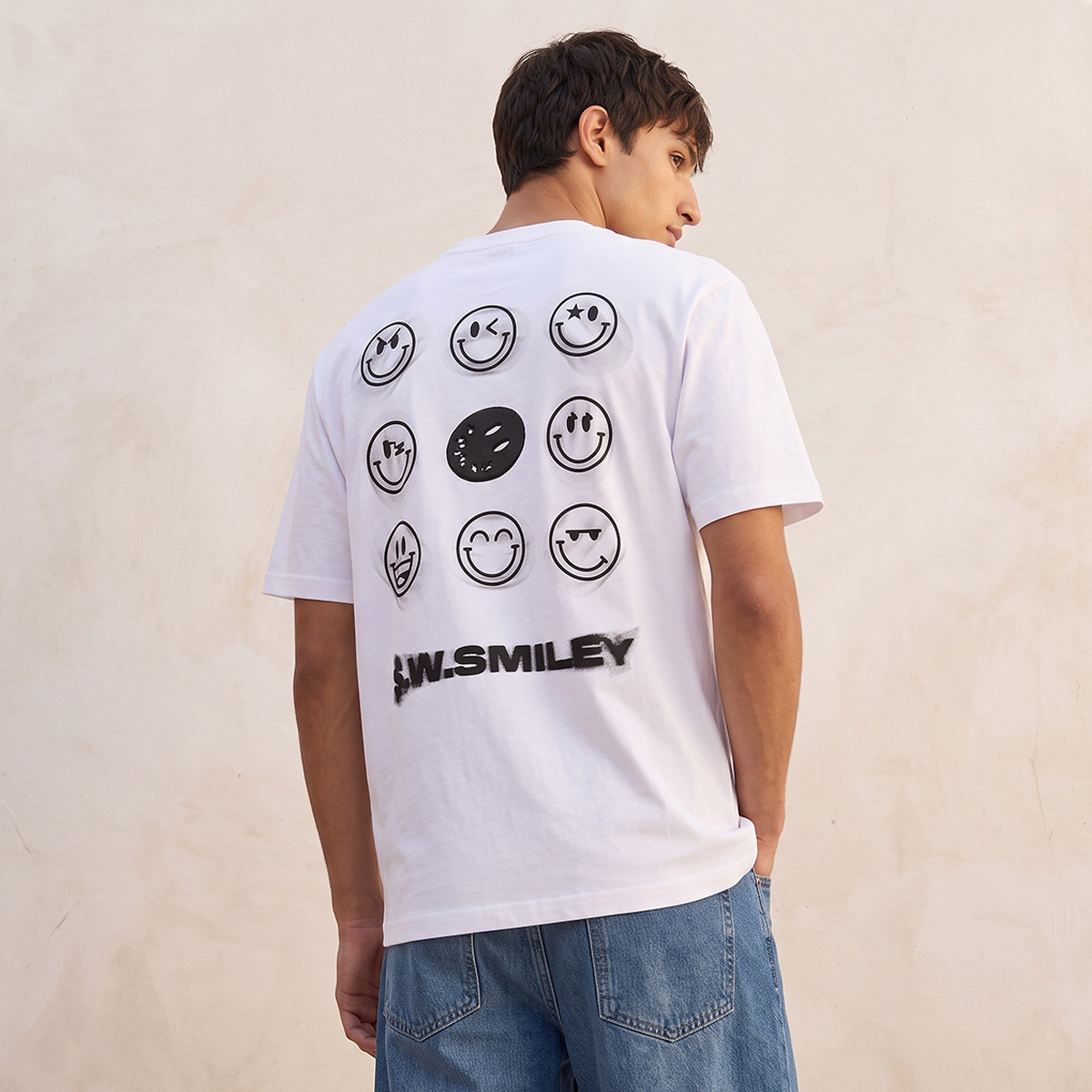 SmileyWorld Crew Neck T-shirt-men-clothing-tshirtsandpolos-tshirts-image-3