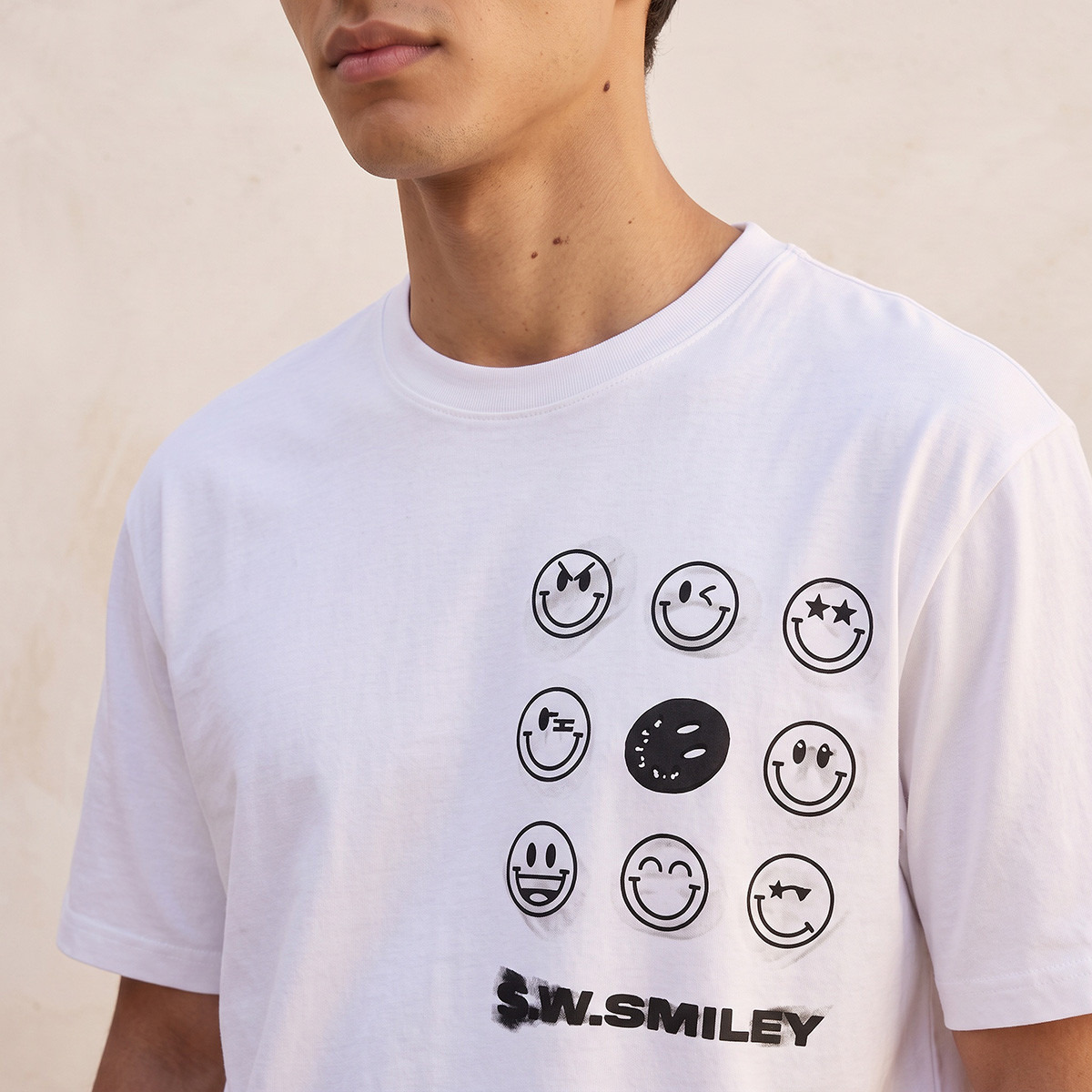 SmileyWorld Crew Neck T-shirt-men-clothing-tshirtsandpolos-tshirts-image-4