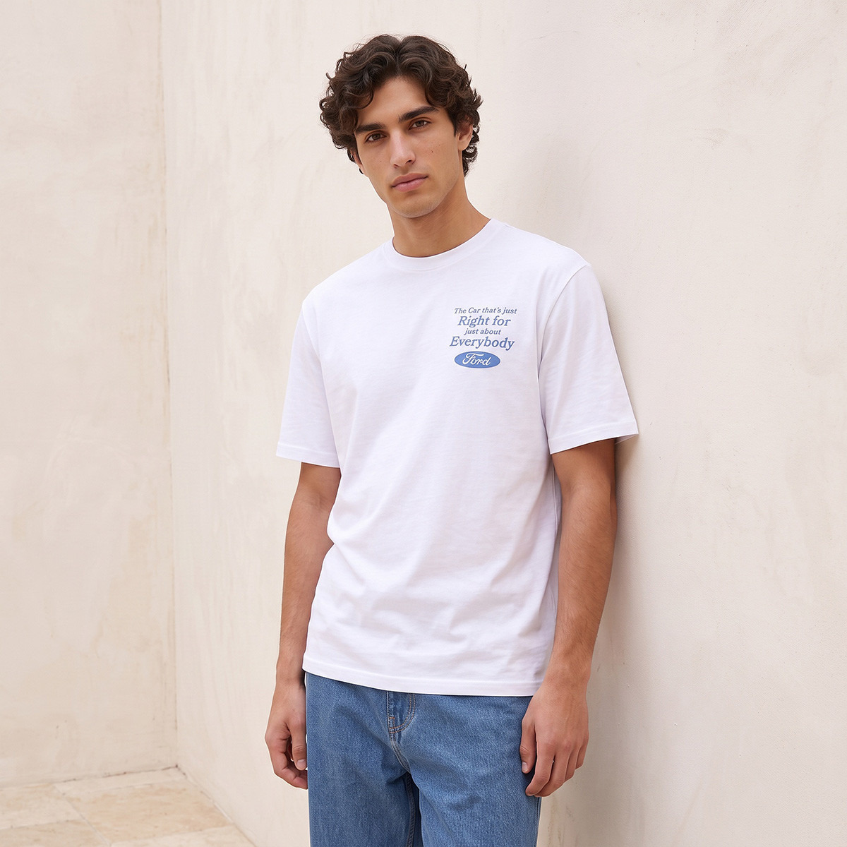 Ford Regular Fit Cotton Crew Neck T-shirt-men-clothing-tshirtsandpolos-tshirts-image-3