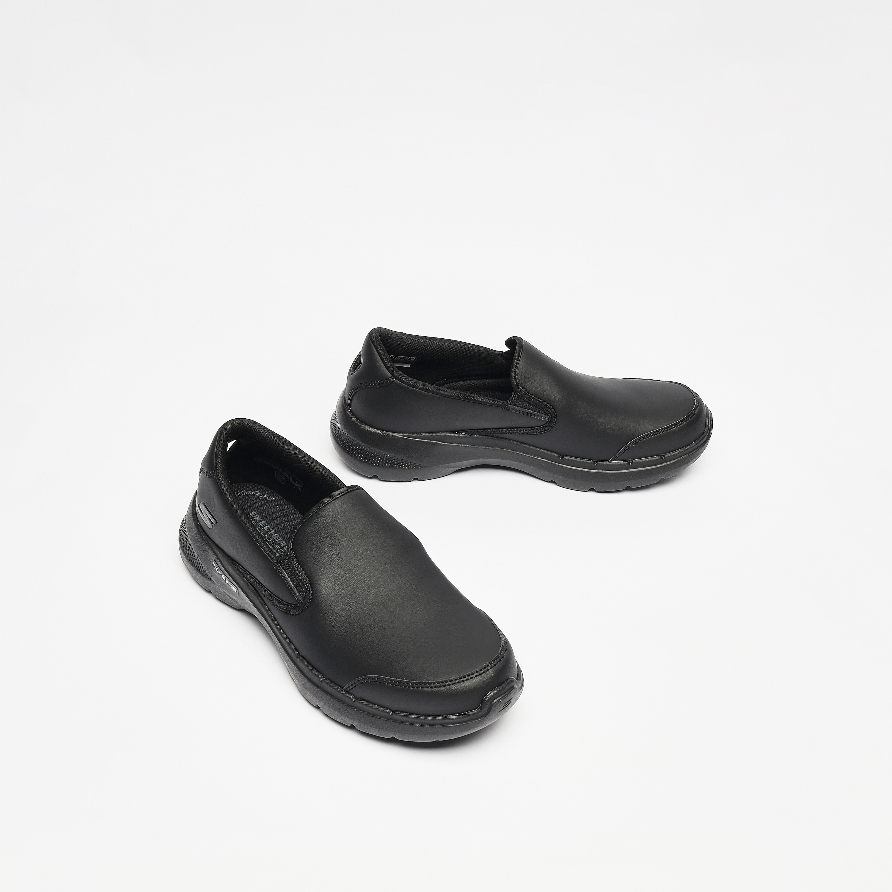 حذاء سكيتشرز جو ووك 6 للجنسين بتبريد الهواء مع غوغا مات | 894198-sports-men-shoes-image-1