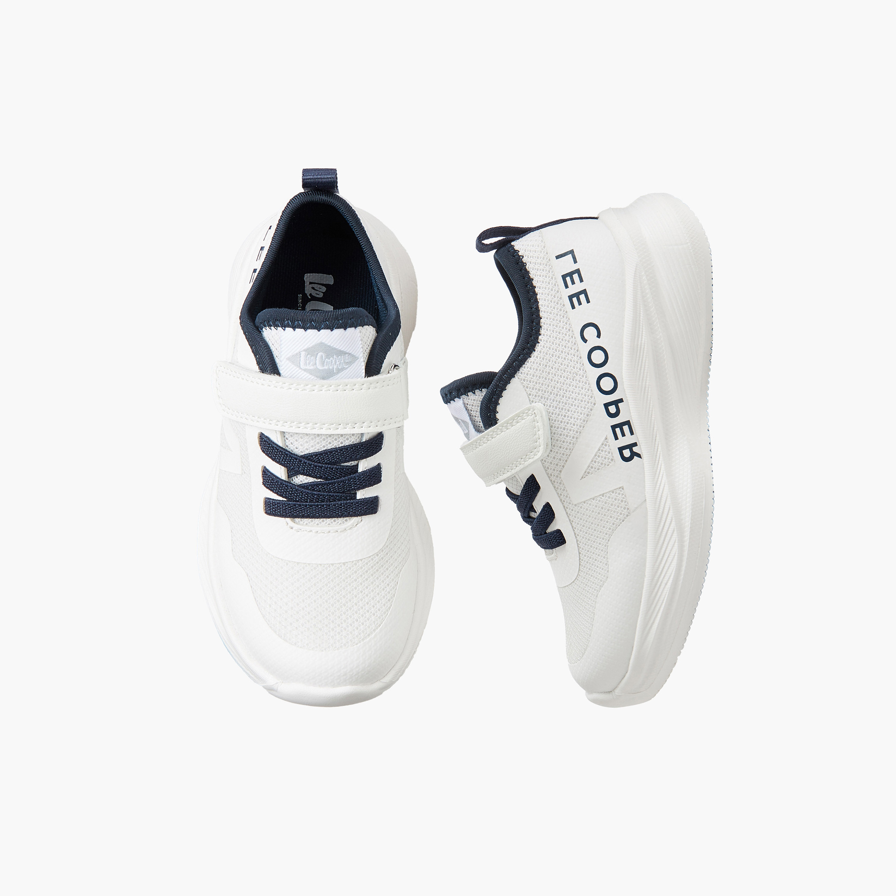 حذاء سنيكرز بطول الكاحل بشريط إغلاق لاصق للأولاد من لي كوبر-boys-shoes-sneakers-image-1