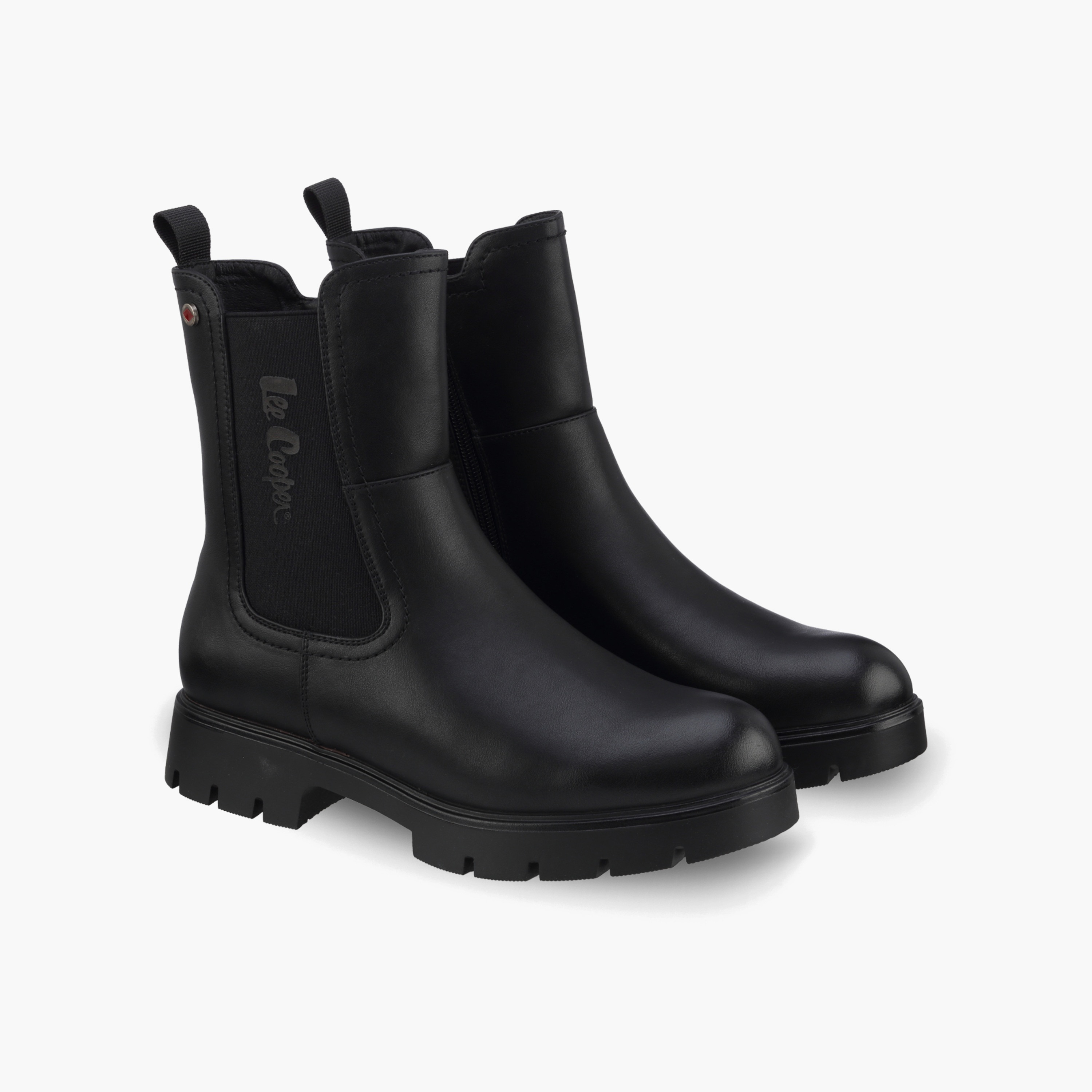 Lee Cooper Women Logo Print Ankle Boots-women-shoes-boots-image-1