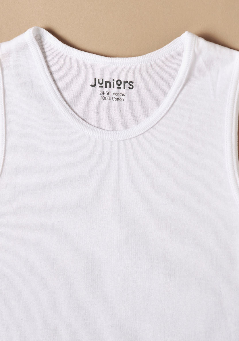 Juniors Sleeveless T-shirt with Round Neck-Innerwear-image-1
