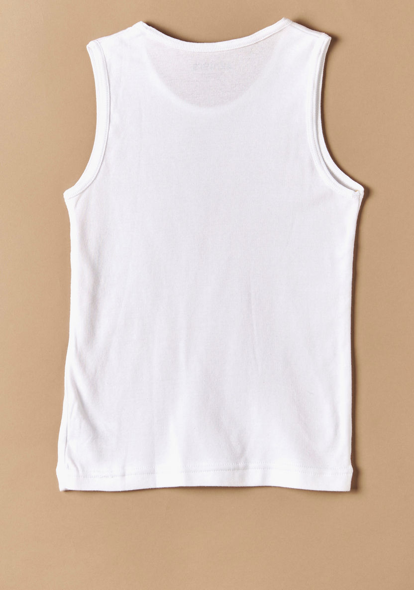 Juniors Sleeveless T-shirt with Round Neck-Innerwear-image-2