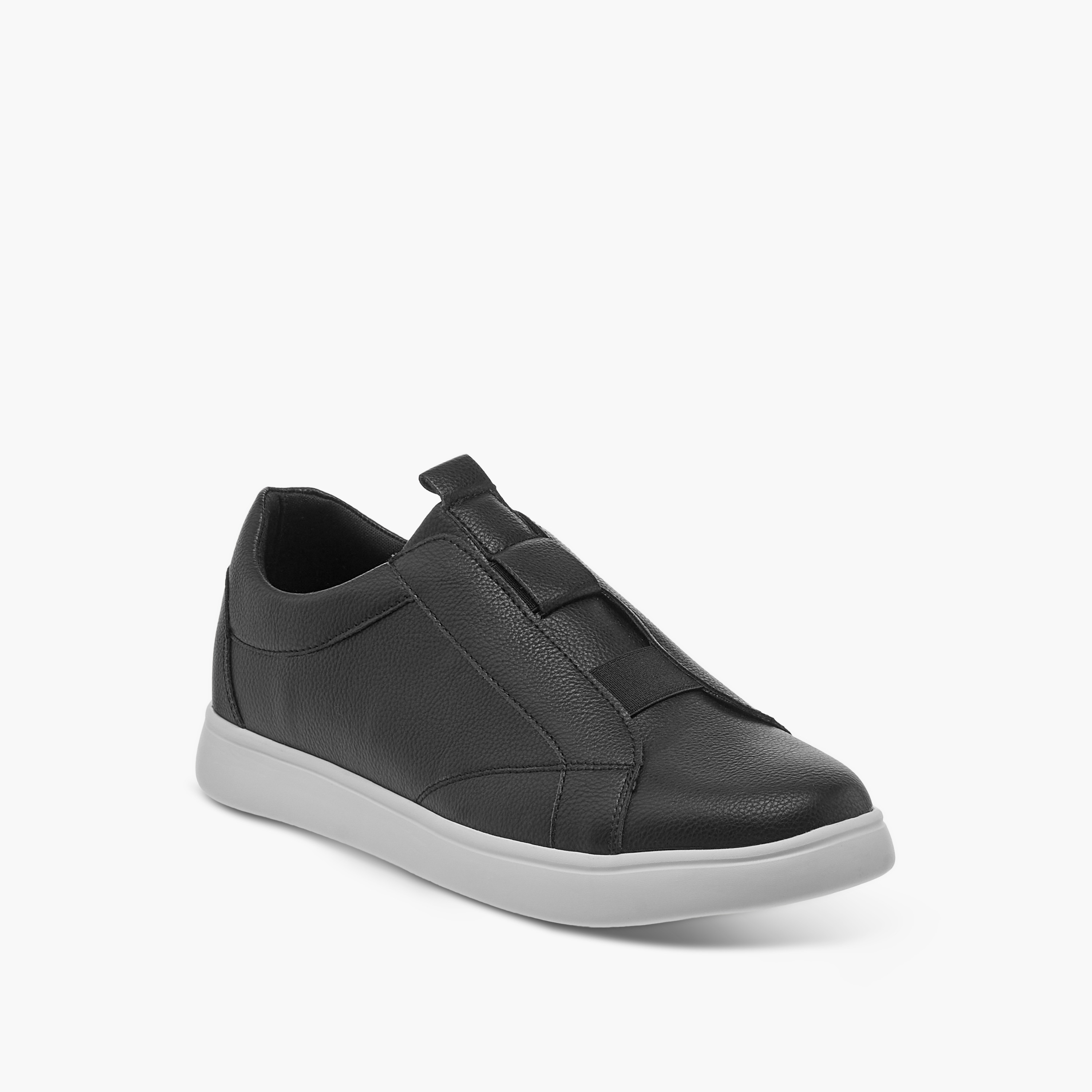 حذاء سنيكرز سهل الارتداء بارز الملمس بألسنة سحب من إل بي إل من شو إكسبرس-men-shoes-sneakers-image-2