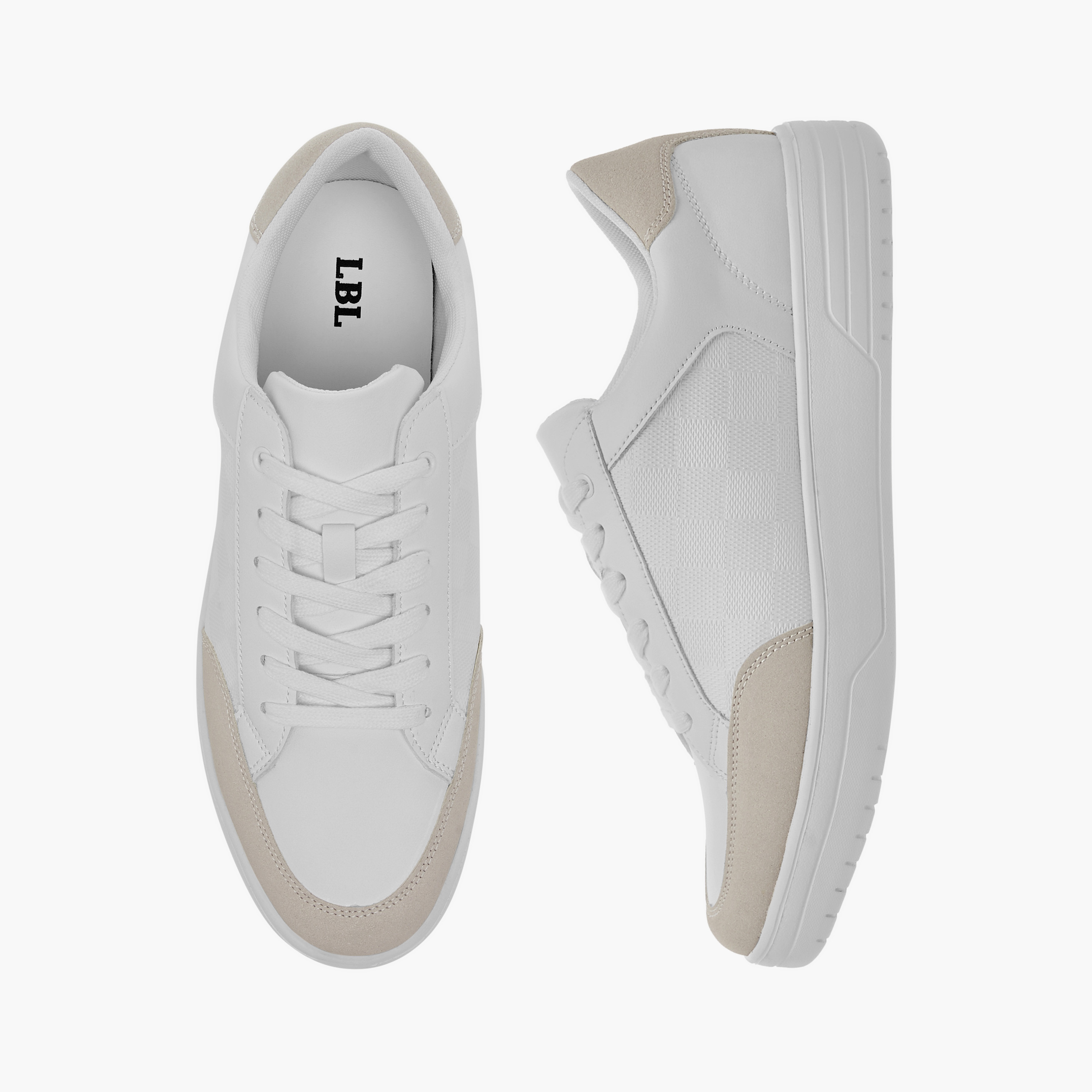 LBL by Shoexpress Panelled Lace-Up Sneakers-men-shoes-sneakers-image-1