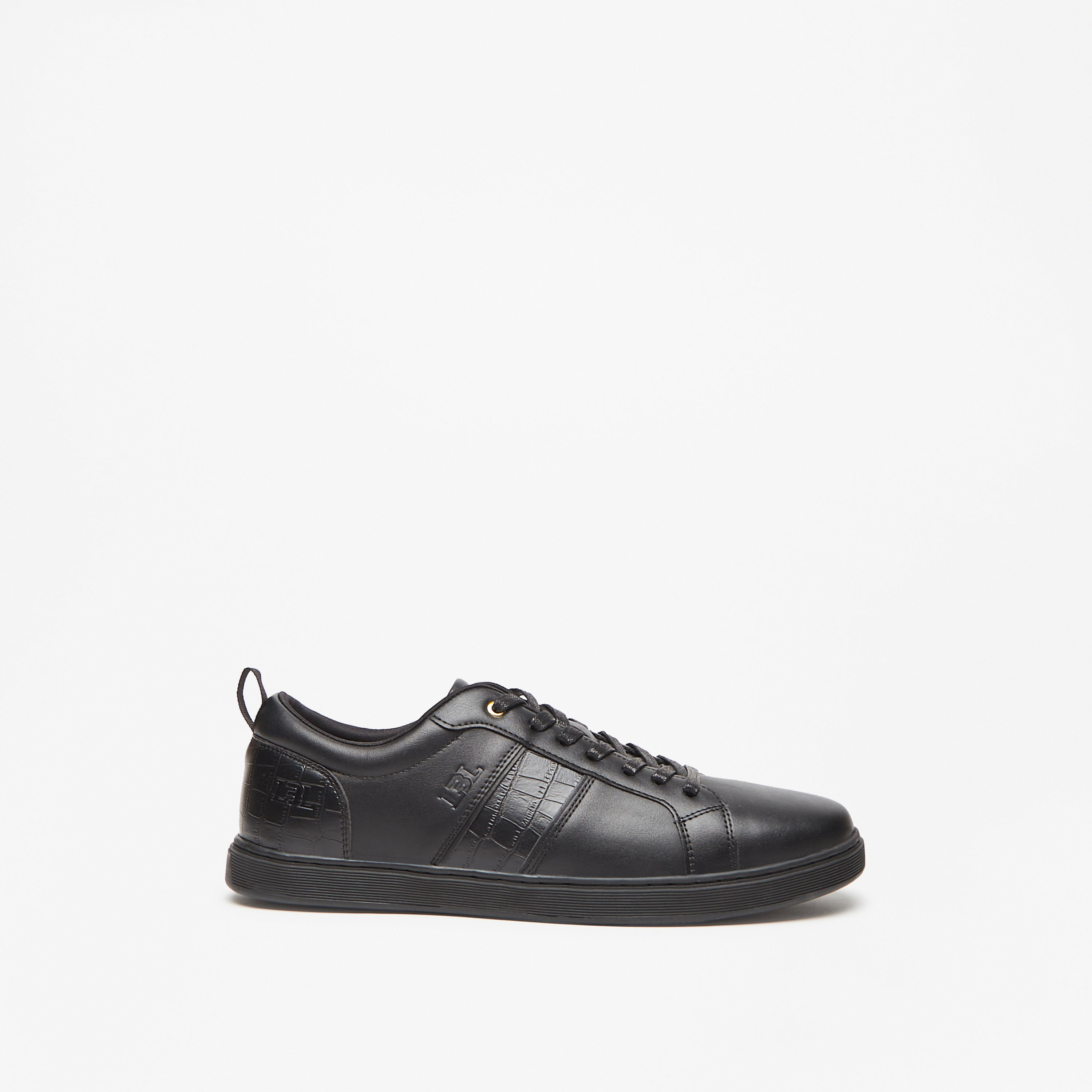 حذاء سنيكرز بارز الملمس برباط للرجال من إل بي إل من شوإكسبريس-men-shoes-sneakers-image-3