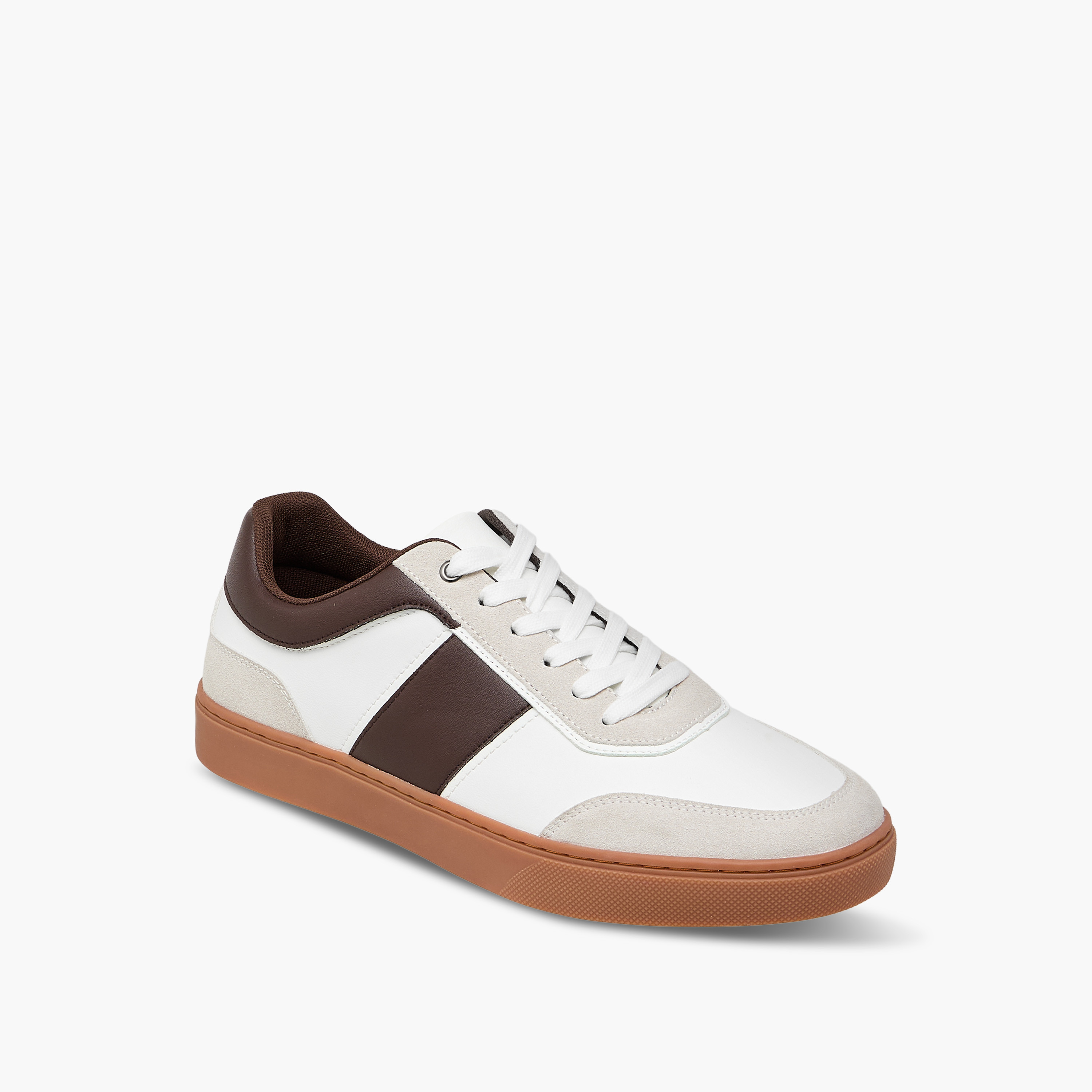 LBL by Shoexpress Panelled Sneakers with Lace-Up Closure-men-shoes-sneakers-image-2