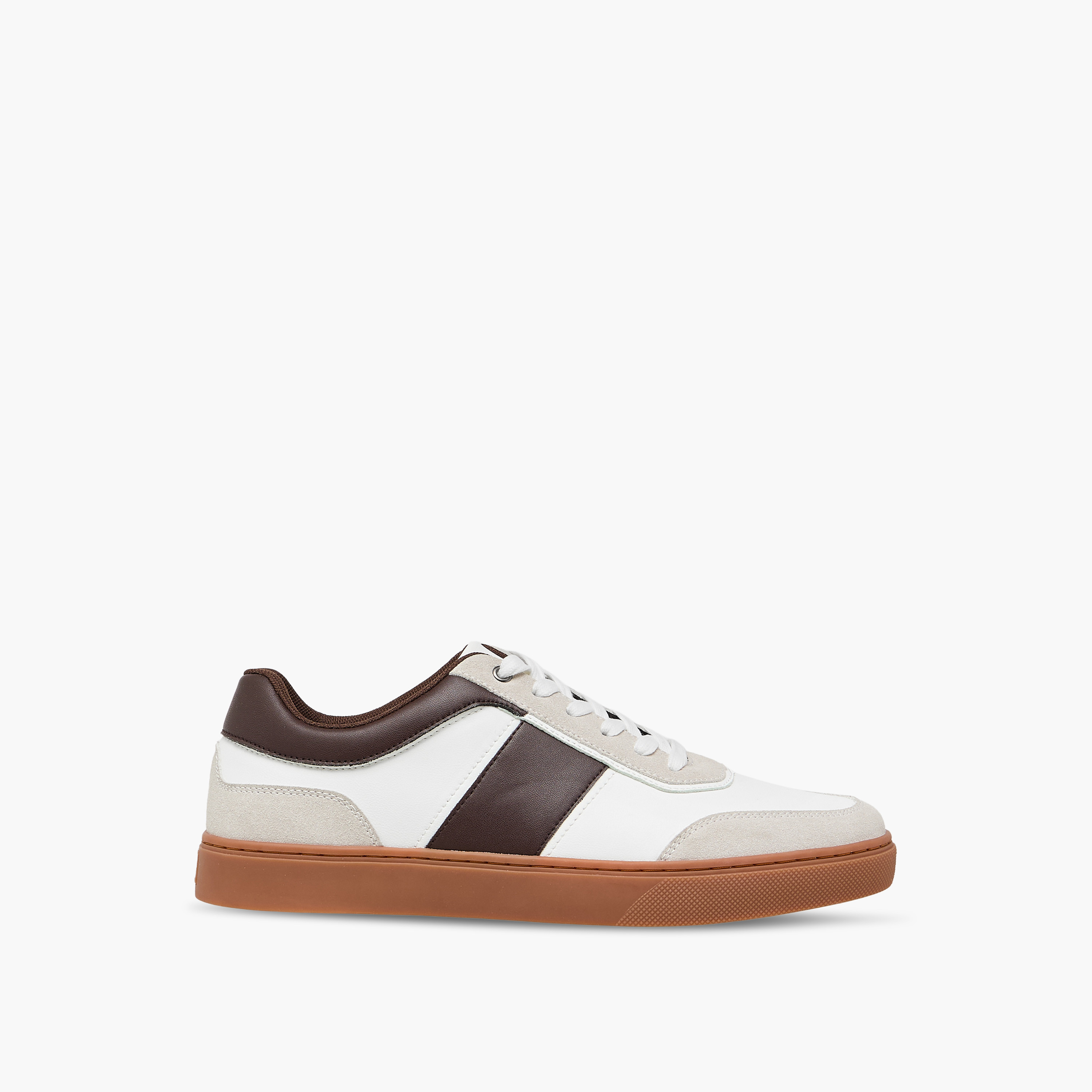 LBL by Shoexpress Panelled Sneakers with Lace-Up Closure-men-shoes-sneakers-image-3
