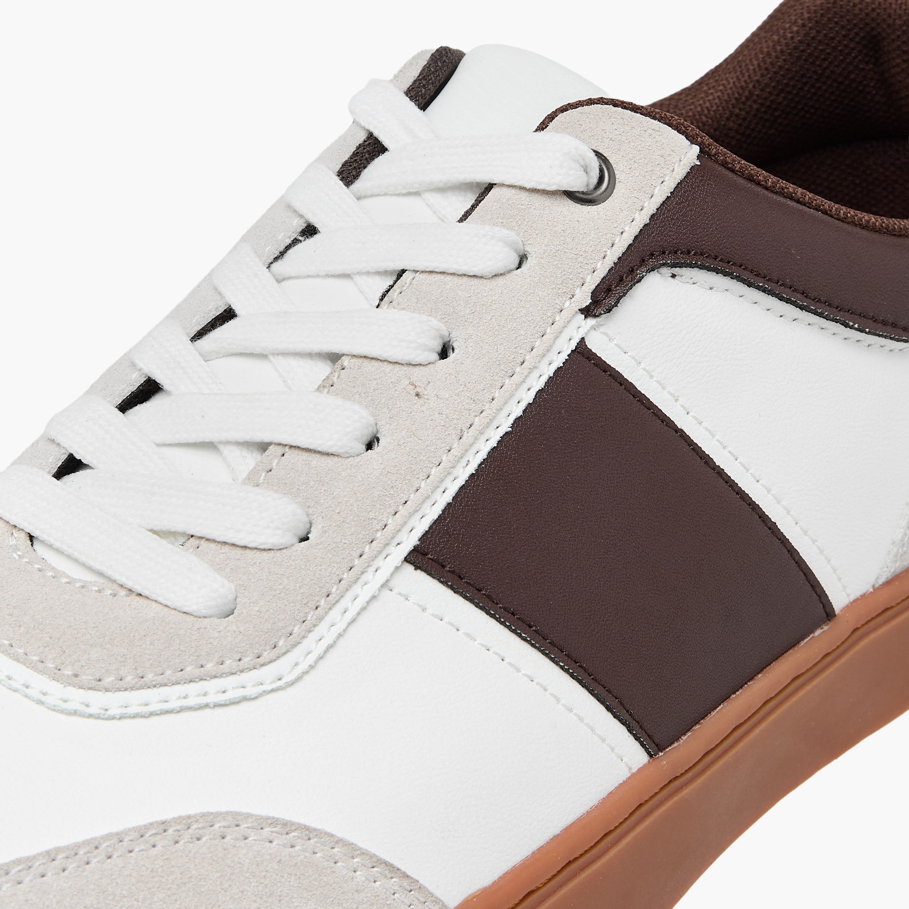 LBL by Shoexpress Panelled Sneakers with Lace-Up Closure-men-shoes-sneakers-image-4