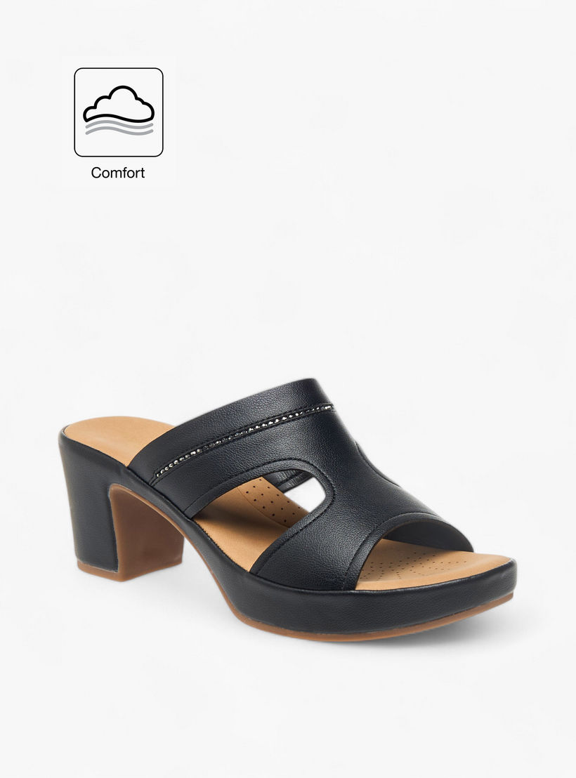صندل مريح مزيّن سهل الارتداء بكعب سميك من فلورا بيلا-women-shoes-sandals-heeled-image-2