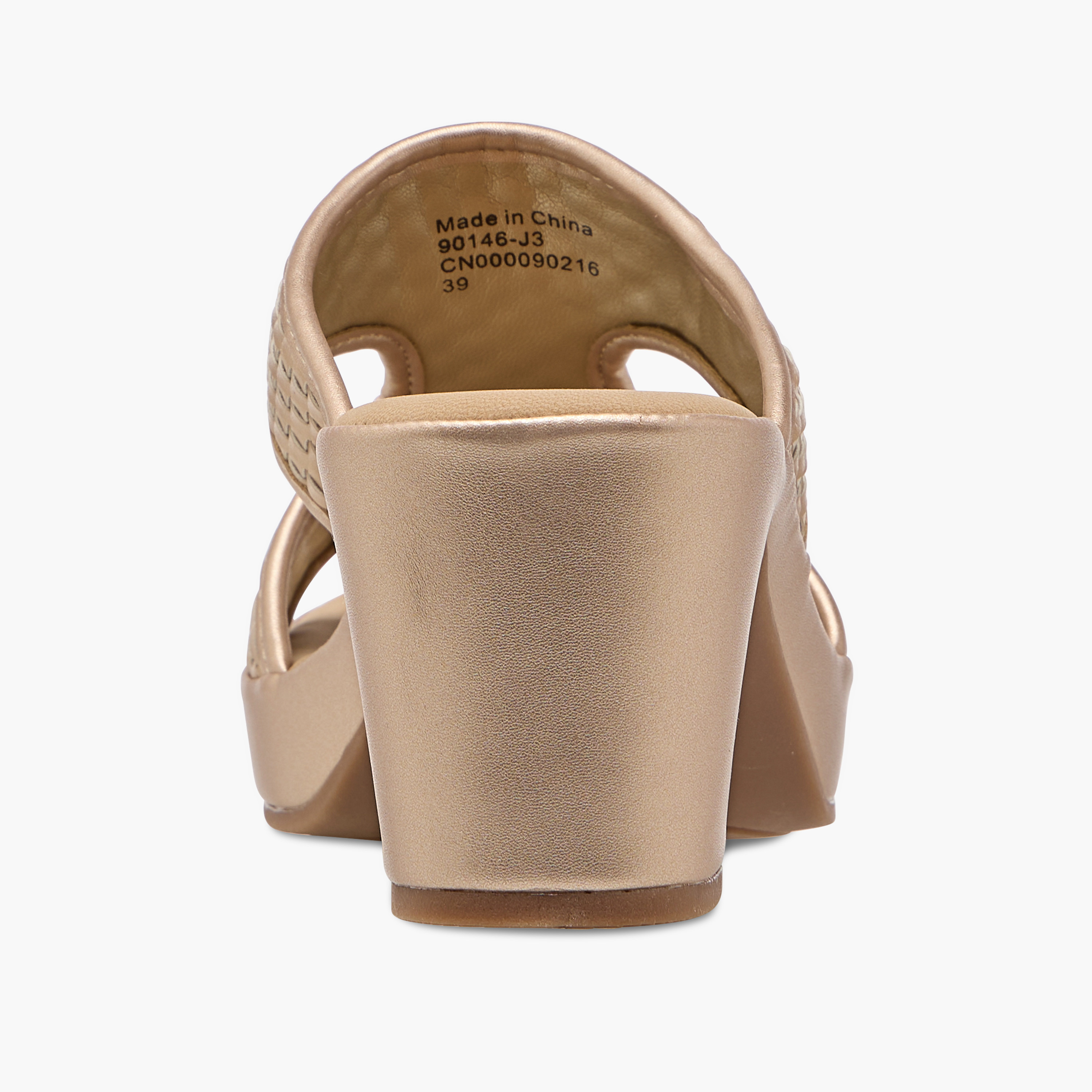 صندل سهل الارتداء وبارز الملمس بكعب سميك من فلورا بيلا-women-shoes-sandals-heeled-image-4