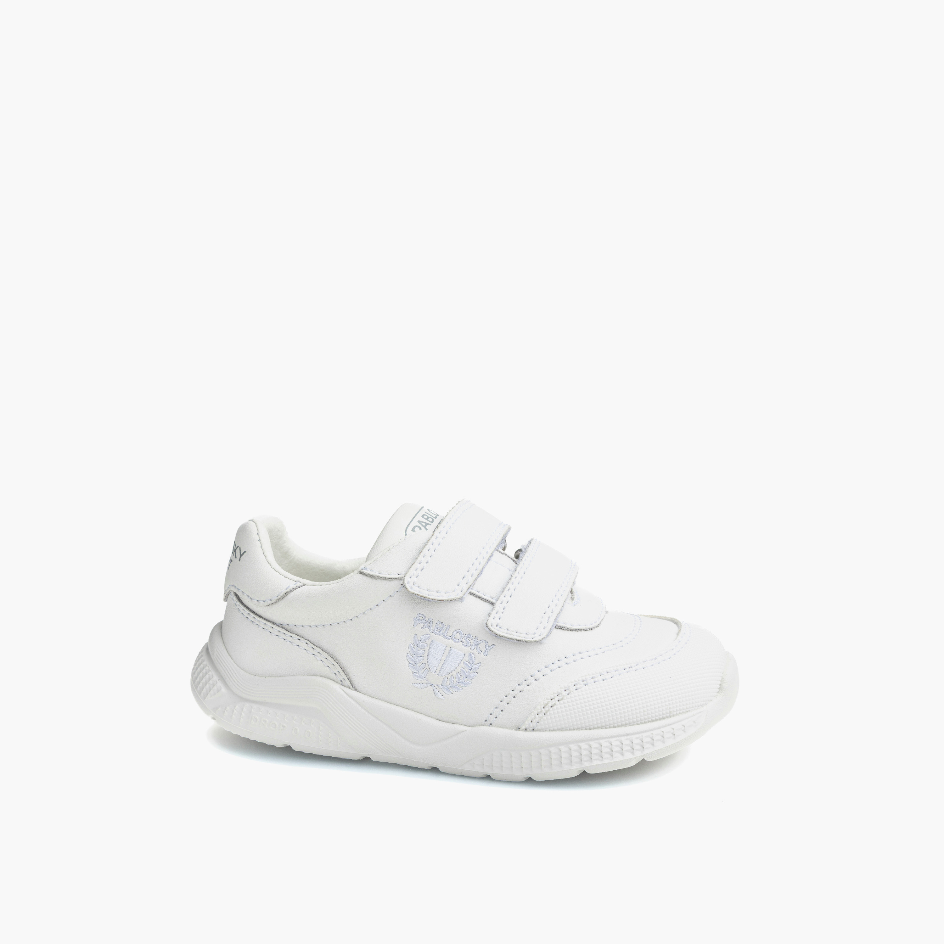 Pablosky Girls Logo Leather Ankle Sneakers-girls-shoes-sneakers-image-7