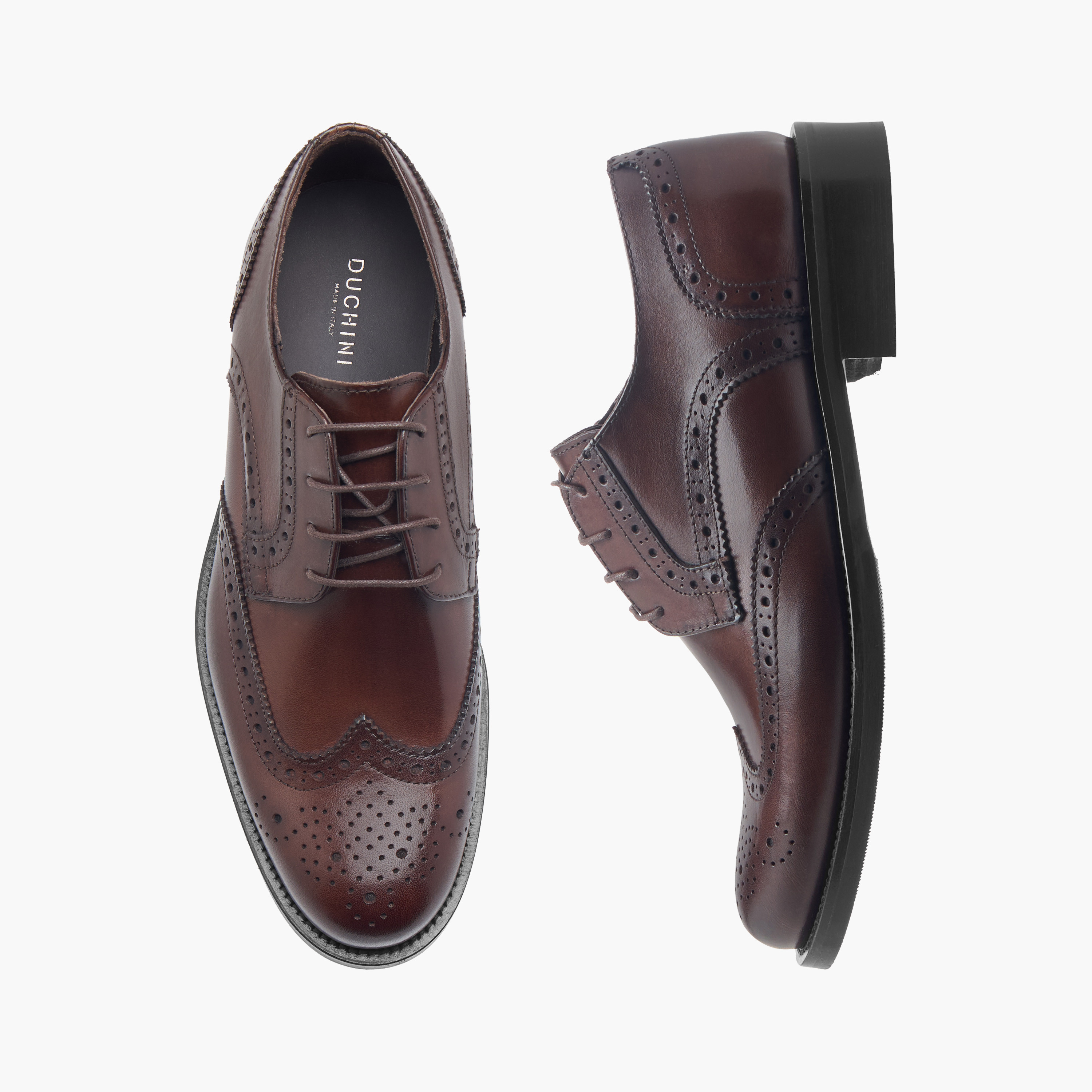 حذاء ديربي مثقب برباط إغلاق للرجال من دوتشيني-men-shoes-formalshoes-image-1