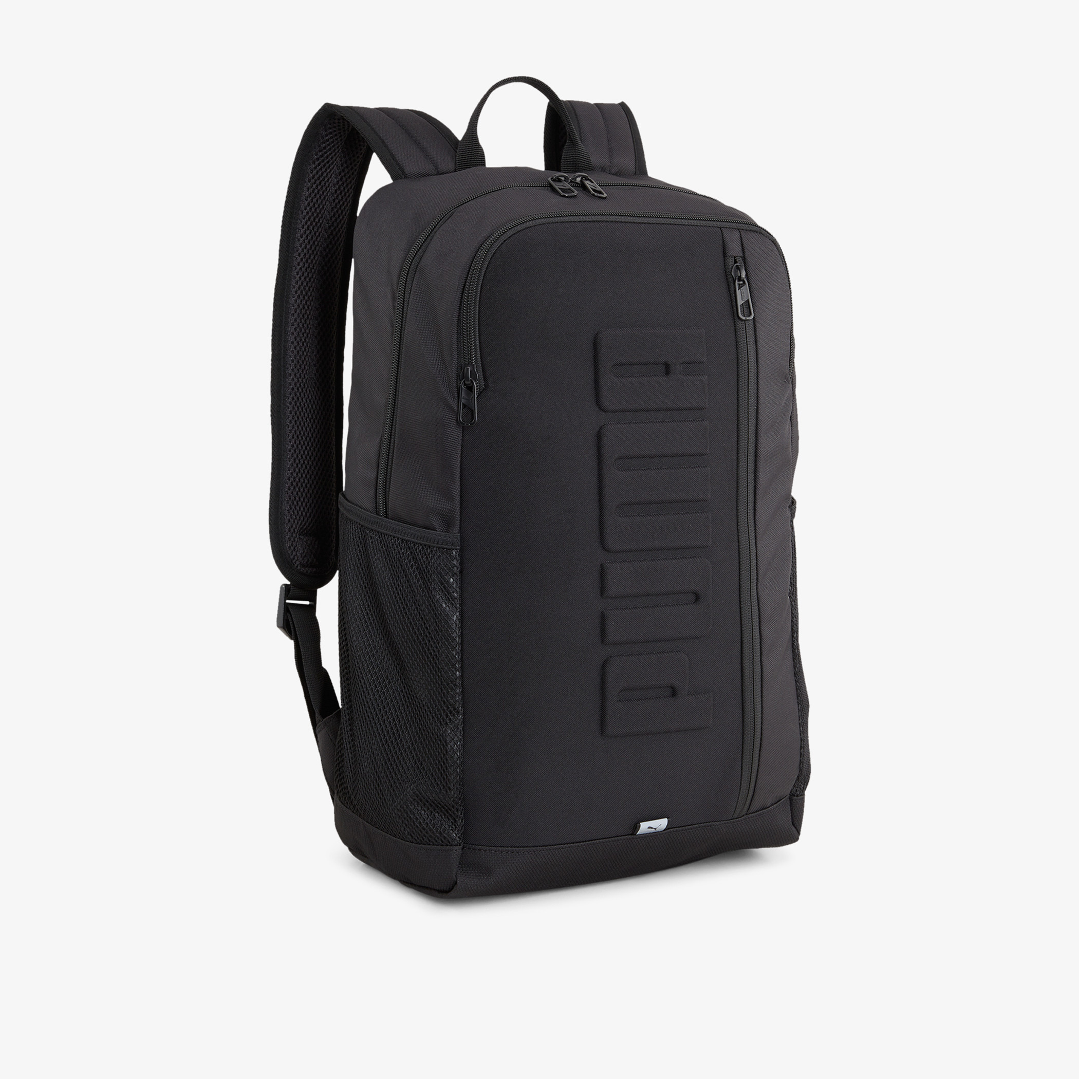 Puma Logo Detail Backpack with Adjustable Shoulder Straps and Zip Closure-school-bagsandbackpacks-backpacks-image-1